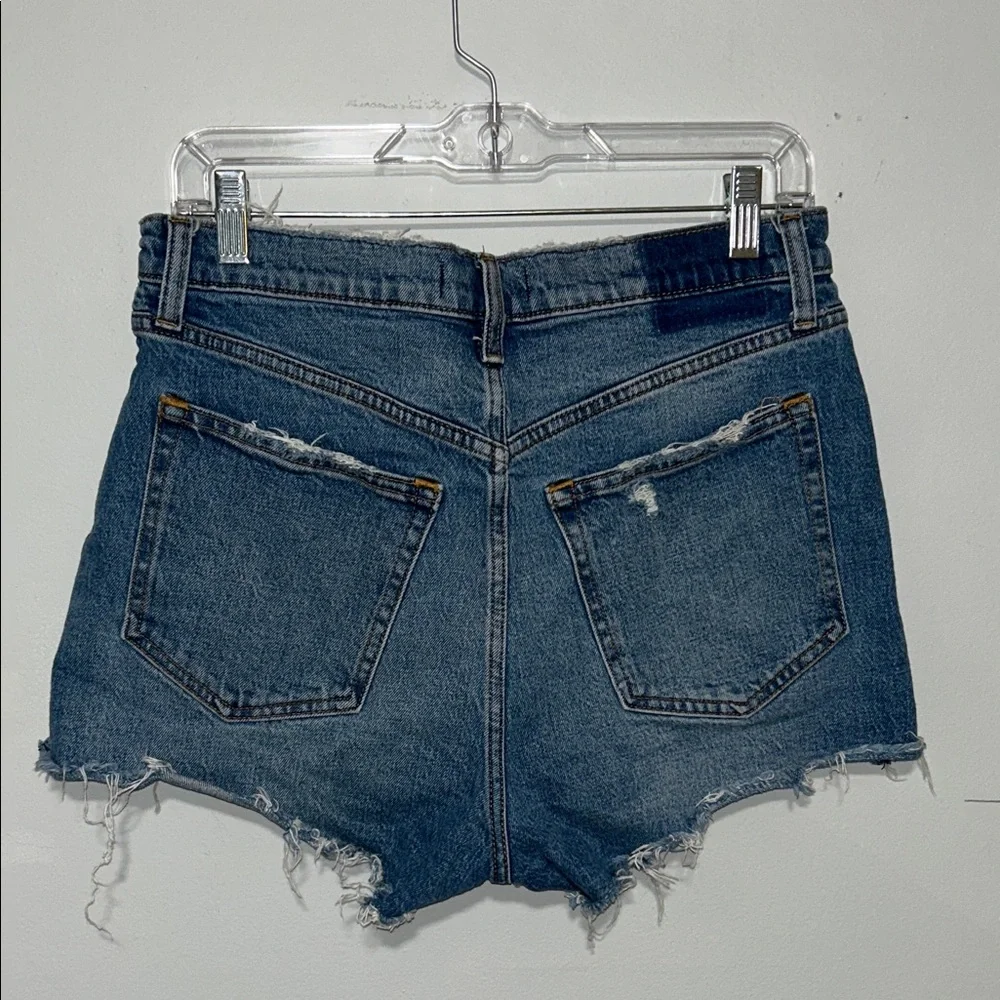 Abercrombie & Fitch High Rise The Cutoff Denim Short 28/6 - Picture 2 of 3